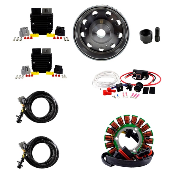 RMS900-108166 KIMPEXHD Kimpex HD 900W SPLYT Stator, Regulator, Dual Battery Isolator, Flywheel and Puller POLARIS - 345604 STATOR + REGUL + ISOLATOR + PULLER POL 900W SPLYT Stator, Regulator, Dual Battery Isolator, Flywheel and Puller 