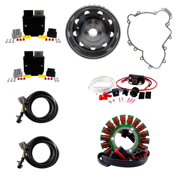 RMS900-108168 KIMPEXHD Kimpex HD 900W SPLYT Stator, Regulator, Dual Battery Isolator, Flywheel and Gasket POLARIS - 345605 STATOR + REGUL + ISOLATOR + GASKET POL 900W SPLYT Stator, Regulator, Dual Battery Isolator, Flywheel and Gasket 