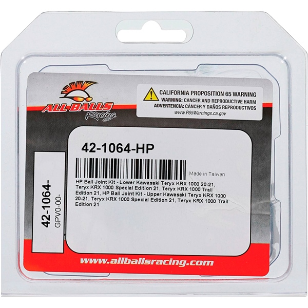 Image-5 All Balls Heavy Duty Ball Joint BALL JOINT HP KIT LWR/UPR KAWA ALLBALLS 42-1064-HP 42-1064-HP ALLBALLSRACING