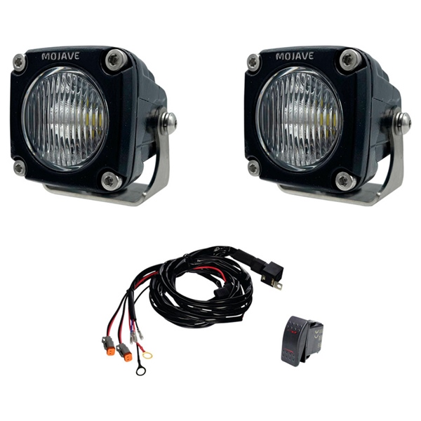 TLM2-KIT ALL-BALLS Tiger Lights Dual LED 2" Mojave Series Light LIGHT DUAL LED 2" MOJAVE Tiger Lights Dual LED 2" Mojave Series Light Clear
