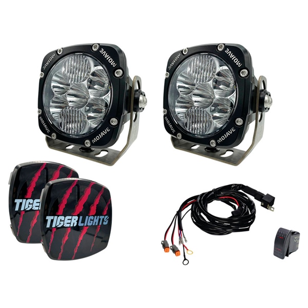 TLM5-KIT TIGER-LIGHTS Tiger Lights Dual LED 5" Mojave Series Light LIGHT DUAL LED 5" MOJAVE Tiger Lights Dual LED 5" Mojave Series Light Clear