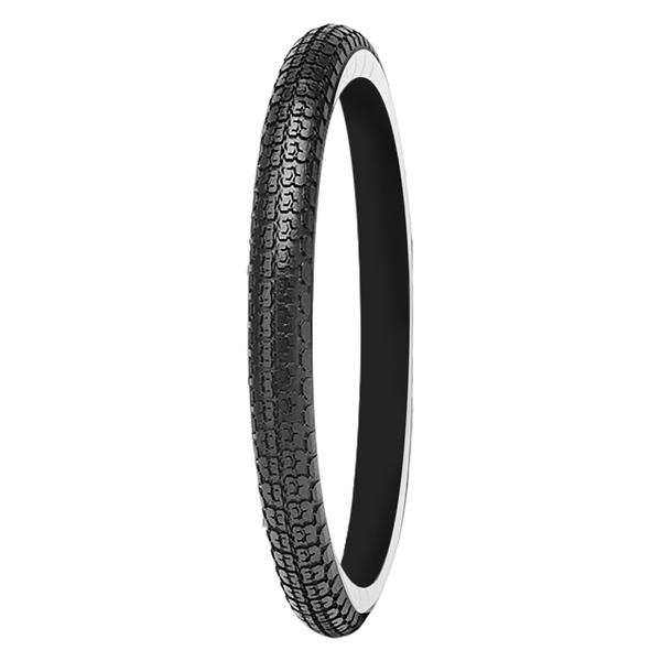 70000791 MITAS Mitas B4 Moped Tire 2 1/4-18 42J F/R B4 WH TT B4 Moped Tire 