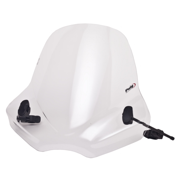 5267W PUIG Puig Touring II Windshield APRILIA, BMW, CAN-AM (BRP), DUCATI, HONDA, HUSQVARNA, INDIAN, KAWASAKI, KTM, KYMCO, MOTO GUZZI, MV AGUSTA, SUZUKI, TRIUMPH, YAMAHA, ZERO WINDSHIELD TOURING II CLR APRILIA PUIG Touring II Windshield Clear