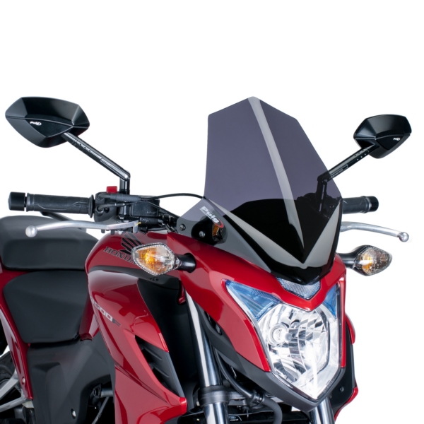 6437F PUIG Puig Naked Windshield HONDA WINDSHIELD NAKED NG DSMK HON PUIG Naked Windshield Smoke (dark)