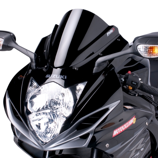 5605N PUIG Puig Z-Racing Windshield SUZUKI WINDSHIELD Z-RACING BK SUZ PUIG Z-Racing Windshield Black
