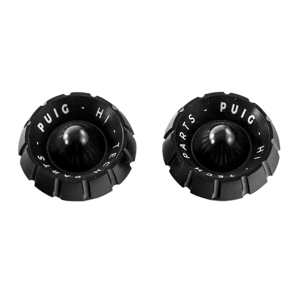 9420N PUIG Puig Thruster Bar End Cap BAR END THRUSTER UNIV BK PUIG Thruster Bar End Cap Black