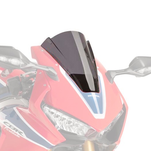 9407F PUIG Puig Z-Racing Windshield HONDA WINDSHIELD Z-RACING DSMK HON PUIG Z-Racing Windshield Smoke (dark)