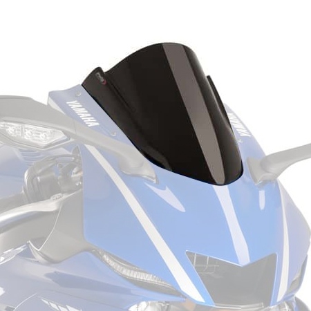 9723N PUIG Puig Z-Racing Windshield YAMAHA WINDSHIELD Z-RACING BK YAM PUIG Z-Racing Windshield Black