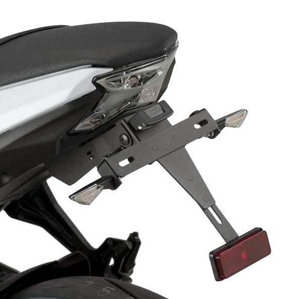 9353N PUIG License Plate Support SUPPORT LICENCE KAWA BK PUIG License Plate Support 