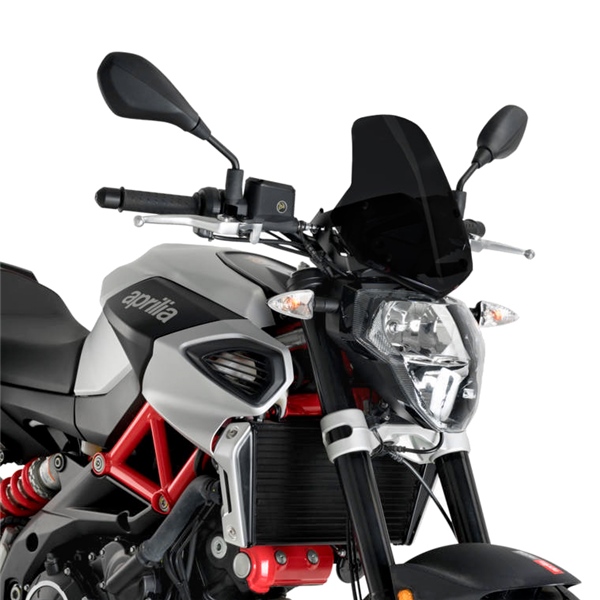 3767N PUIG Puig Naked New Generation Windshield APRILIA WINDSHIELD NAKED NG SPORT BK APRILI PUIG Naked New Generation Windshield Black
