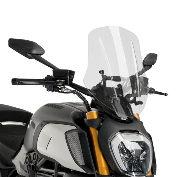 3775W PUIG Puig Naked New Generation Windshield DUCATI WINDSHIELD NAKED NG TOURING CLR DUCATI Naked New Generation Windshield Clear