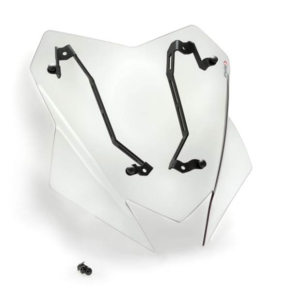 20729W PUIG Puig New Generation Sport Windshield DUCATI WINDSHIELD NG SPORT CLR DUCATI PUIG New Generation Sport Windshield Clear