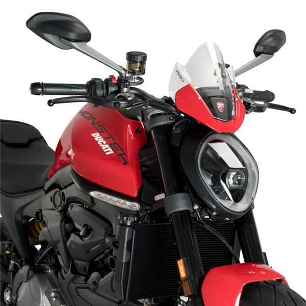 20688W PUIG Puig Sport Screen DUCATI SPORT SCREEN CLR DUCATI PUIG Sport Screen Clear