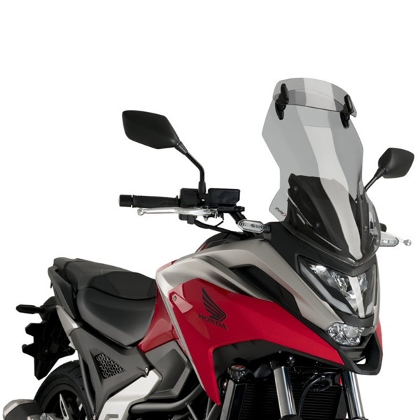 20753H PUIG Puig Touring Windshield with Visor HONDA TOURING SCREEN W/VISOR SMK HON PUIG Touring Windshield with Visor Smoked