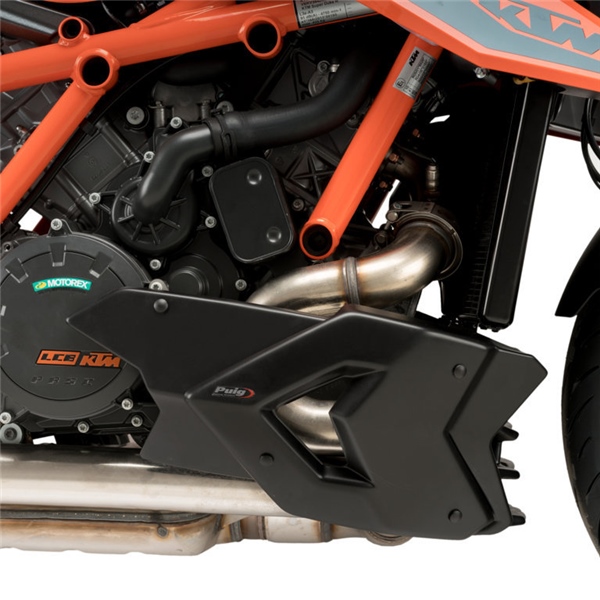 Image-2 Puig Engine Skid Plate KTM ENGINE SPOILER MAT BK KTM PUIG 20428J 20428J PUIG