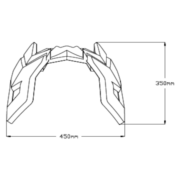Image-3 Puig Engine Skid Plate KTM ENGINE SPOILER MAT BK KTM PUIG 20428J 20428J PUIG