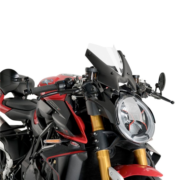 20680W PUIG Puig New Generation Sport Windshield MV AGUSTA WINDSHIELD NG SPORT CLR MV AUGUSTA PUIG New Generation Sport Windshield Clear