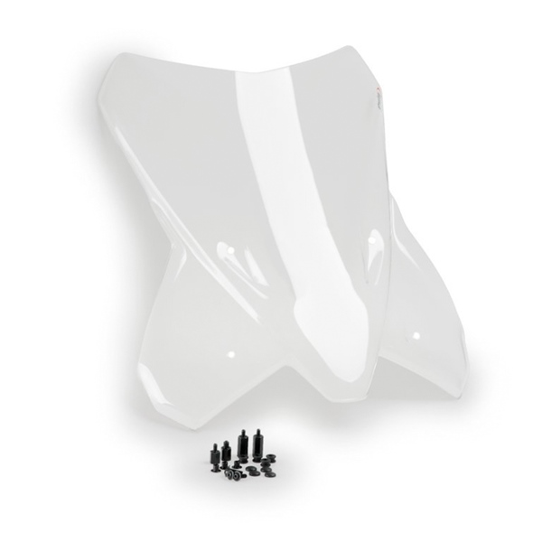 20816W PUIG Puig Touring Plus Windshield KTM WINDSHIELD TOURING PLUS CLR KTM PUIG Touring Plus Windshield Clear