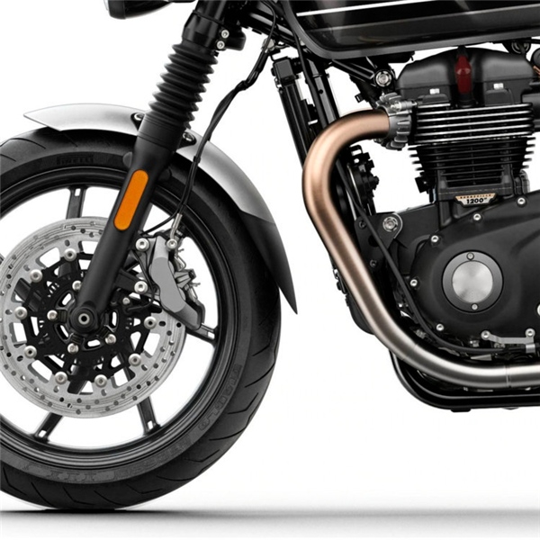 21257N PUIG Puig Overfender TRIUMPH FENDER EXTENSION FT BK TRIUMPH PUIG Overfender Black