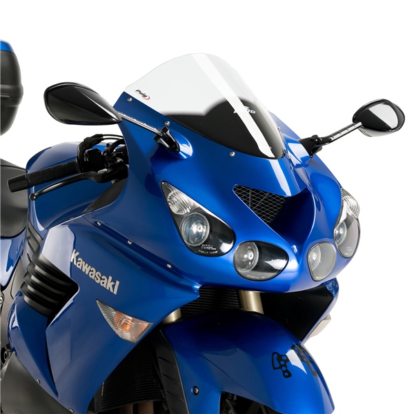 4056W PUIG Puig Standard Windshield KAWASAKI SCREEN STANDARD CLR KAWA PUIG Standard Windshield Clear