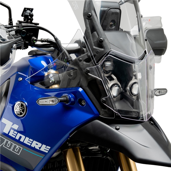 21263W PUIG Puig Windshield Deflector YAMAHA SPOILERS FT YAM CLR PUIG Windshield Deflector Clear