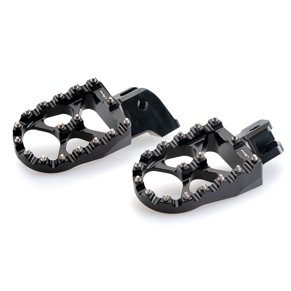 21579N PUIG Puig Hi-Tech Foortpegs - Off-Road FOOTPEGS HI-TECH BK TRIUMPH PUIG Hi-Tech Foortpegs - Off-Road Black