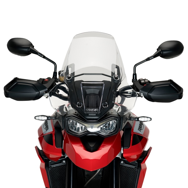 22330W PUIG Puig Upper Deflector DEFLECTORS UPPER CLR TRIUMPH PUIG Upper Deflector 