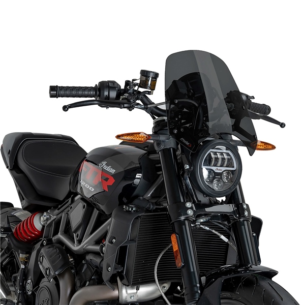 22348N PUIG Puig New Generation Sport Windshield PARE-BRISE NEW GEN SPORT BK INDIAN PUIG New Generation Sport Windshield Black