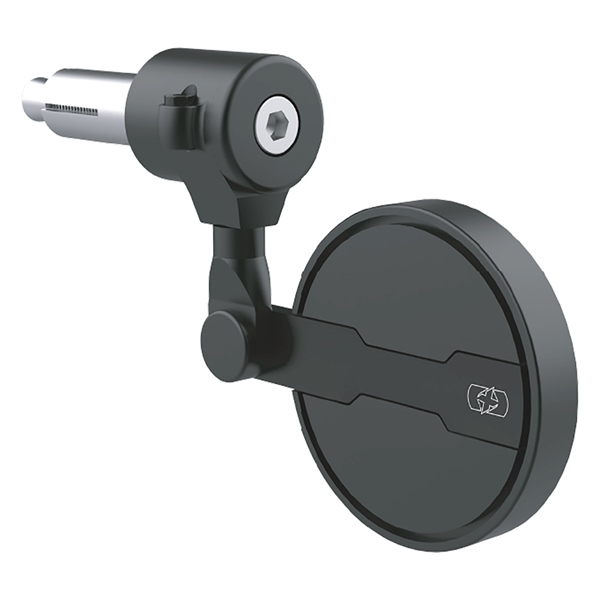 OX534 OXFORDPRODUCTS Oxford Products Cafe Bar End Mirror Handlebar BAR END MIRROR CAFE RG OXFORD Cafe Bar End Mirror Black