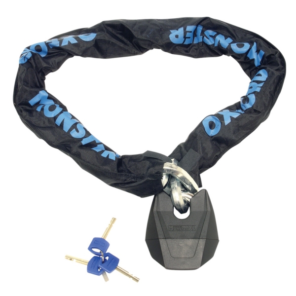 OF21 OXFORDPRODUCTS Oxford Products Monster XL Ultra Strong Chain and Padlock LOCK CHAIN 2M MONSTER OXFORD Monster XL Ultra Strong Chain and Padlock 