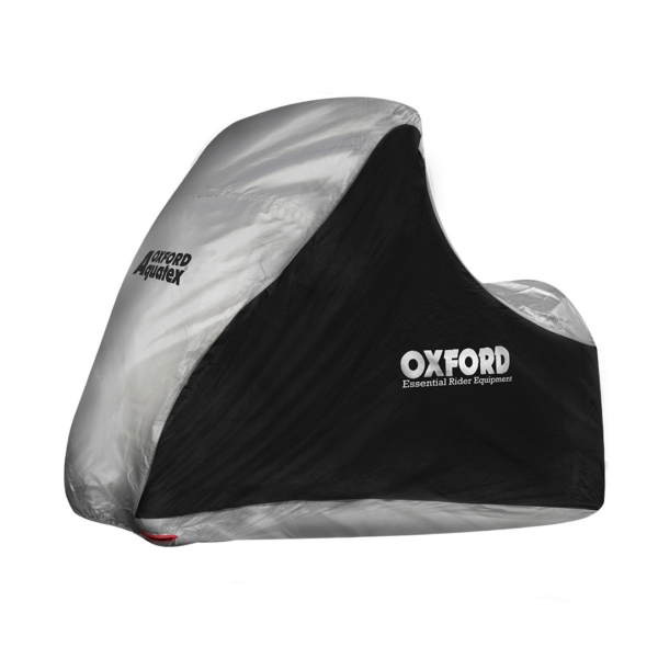 CV215 OXFORDPRODUCTS Oxford Products Aquatex Waterproof Motorcycle Cover COVER AQUATEX MOTO BK/SI Aquatex Waterproof Motorcycle Cover 