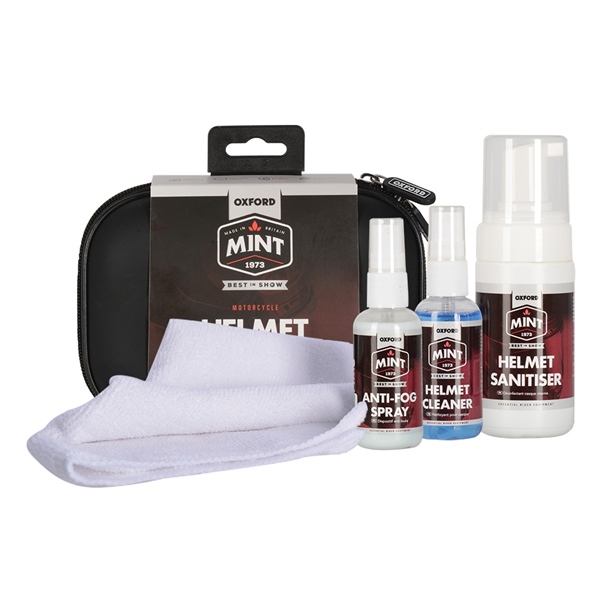 OC303 OXFORDMINT OXFORDMINT Mint Helmet Care Kit N/A HELM CARE KIT MINT OXFORD Mint Helmet Care Kit 