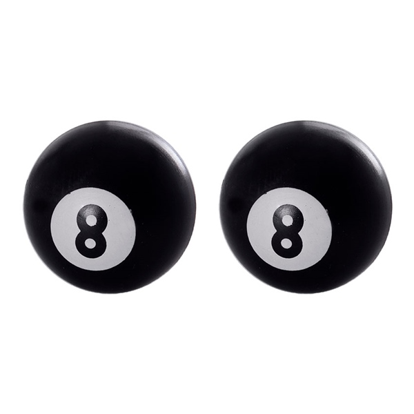 OX767 OXFORDPRODUCTS Oxford Products Valve Cap 8 Ball VALVE CAP 8 BALL QTY2 OXFORD Valve Cap Black