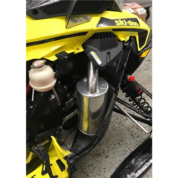 134-179 STRAIGHTLINE-PERFORMANCE Straightline Lightweight Mufflers for Ski-Doo MUFFLER LIGHTWEIGHT CERAM COATED SKI-DOO Lightweight Mufflers for Ski-Doo 