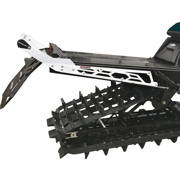 182-116-White STRAIGHTLINE-PERFORMANCE Straightline Hide “N” Go (HNG) Rear Bumper Rear - Aluminum - POLARIS BUMPER HIDE N GO RR 155" WH POL Hide “N” Go (HNG) Rear Bumper White