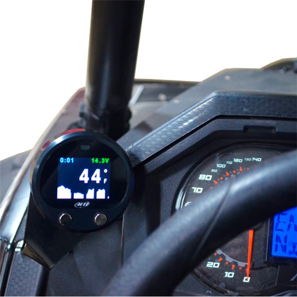 287-101 STRAIGHTLINE-PERFORMANCE Straightline Temperature Gauge Kit Motor Temperature GAUGE TEMP BELT AID POL Temperature Gauge Kit Black