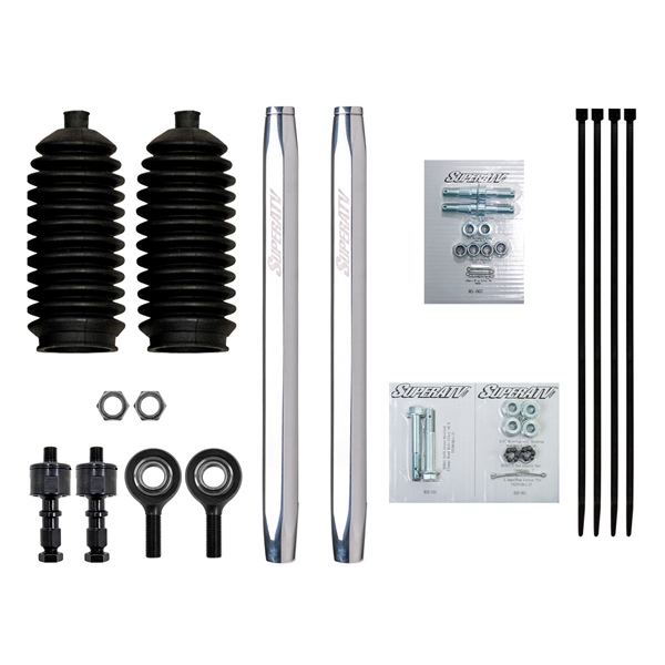 Image-2 Super ATV Aluminum Tie Rod End TRRA-P-RZR1K-B TIE ROD ALU KIT POL SUPERATV TRRAPRZR1KB TRRAPRZR1KB SUPERATV