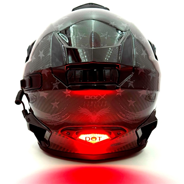 BBM-001-01 LJE LJE Blizzard Buster Light for Mission Helmet HELM LIGHT BLIZZARD BUSTER MISSION RD Blizzard Buster Light for Mission Helmet Red