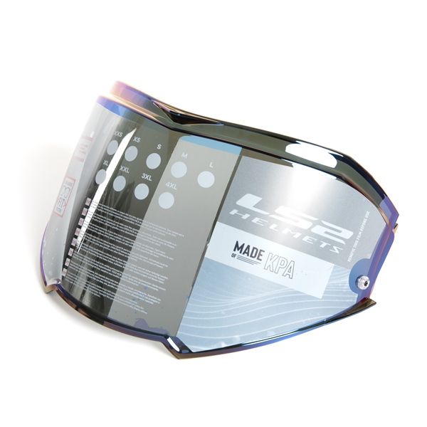 03-717 LS2 LS2 Shield for Valiant II Helmet SHIELD VALIANT II BL IRI LS2 Shields Iridium blue