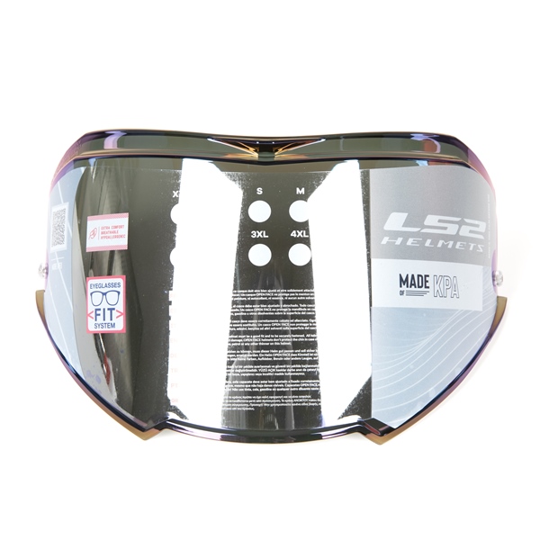 Image-2 LS2 Shield for Valiant II Helmet SHIELD VALIANT II BL IRI LS2 03-717 03-717 LS2