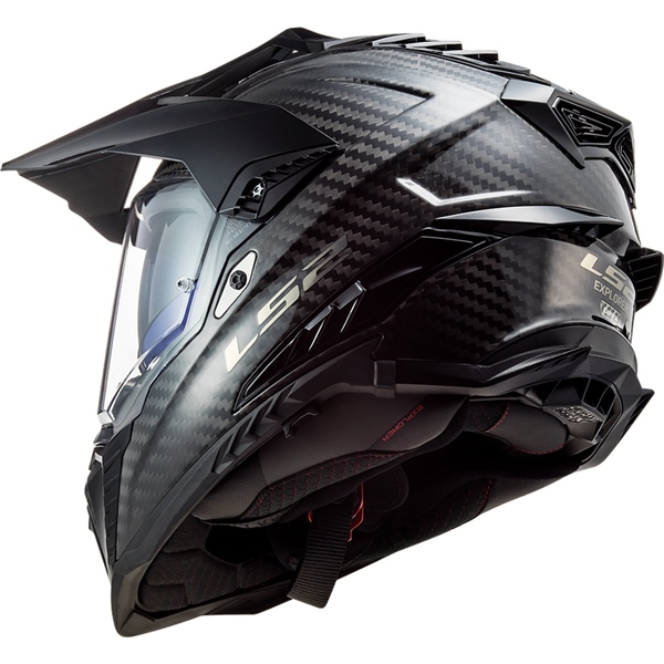 Image-4 LS2 Explorer Carbon Off-Road Helmet Solid - Without Goggle HELM EXPLORER C SOLID ADV MAT CARB 3XL 701-2017 701-2017 LS2