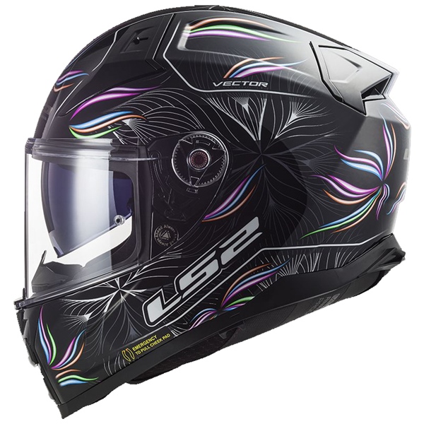 Image-3 LS2 Citation II Full-Face Helmet Tropical - Summer HELM CITATION II TROPICAL BK/WH 3XL LS2 811-1107 811-1107 LS2