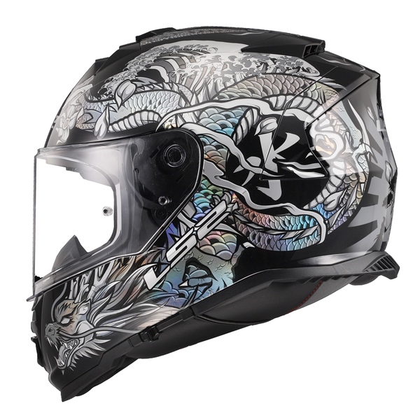 Image-5 LS2 Assault Full-Face Helmet Warrior - Summer HELM ASSAULT WARRIOR KROME SI/BK 3XL LS2 800-1277 800-1277 LS2