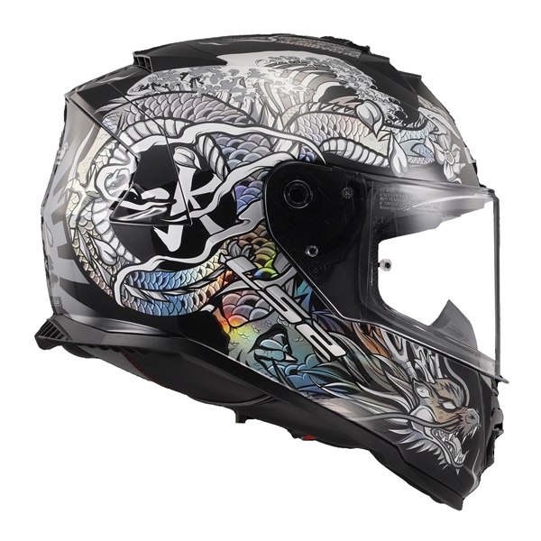 Image-2 LS2 Assault Full-Face Helmet Warrior - Summer HELM ASSAULT WARRIOR KROME SI/BK 3XL LS2 800-1277 800-1277 LS2