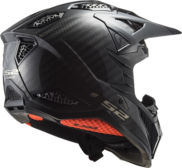 Image-2 LS2 X-Force Carbon Off-Road Helmet Solid - Without Goggle HELM X-FORCE SOLID CARB XL LS2 703-2005 703-2005 LS2