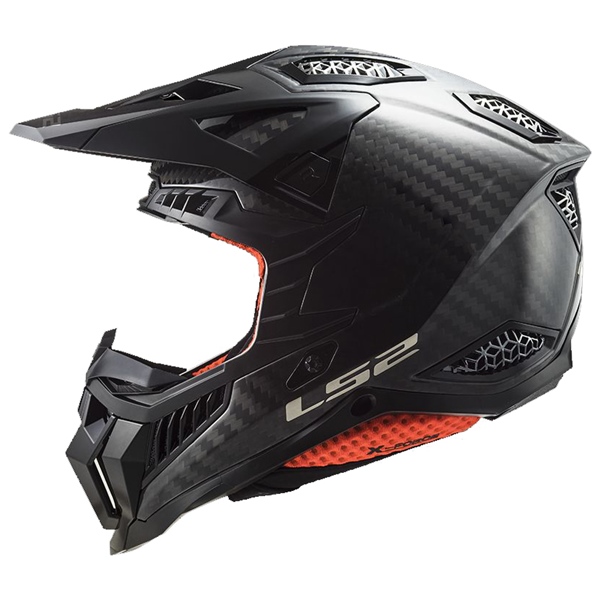 Image-3 LS2 X-Force Carbon Off-Road Helmet Solid - Without Goggle HELM X-FORCE SOLID CARB XL LS2 703-2005 703-2005 LS2
