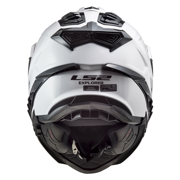 Image-5 LS2 Explorer Off-Road Helmet Solid - Without Goggle HELM EXPLORER SOLID WH 2XL LS2 701-1026 701-1026 LS2
