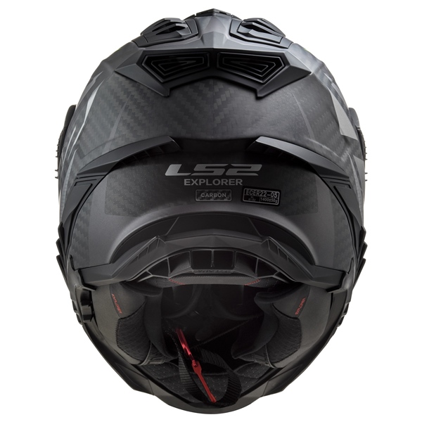 Image-6 LS2 Explorer Carbon Off-Road Helmet Focus - Without Goggle HELM EXPLORER C FOCUS MAT TIT/HVS YE 3XL 701-2167 701-2167 LS2