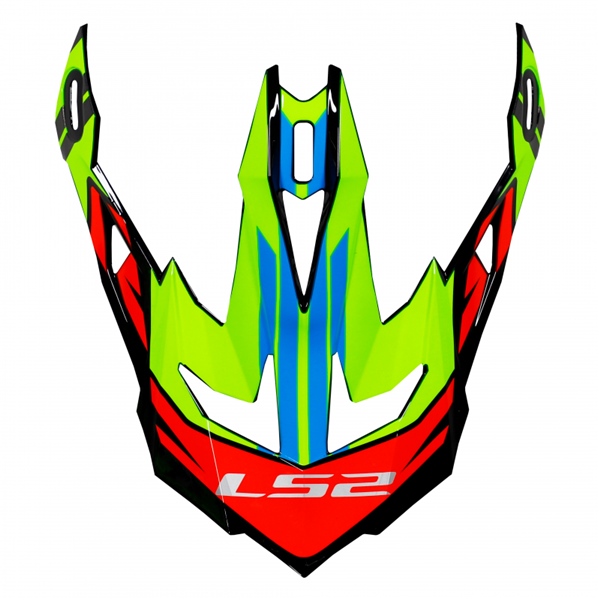 04-028 LS2 LS2 Peak for Subverter Helmet Rascal PEAK SUBVERTER EVO RASCAL BK/FLUO OG LS2 Peak for Subverter Helmet Black, Fluo Orange