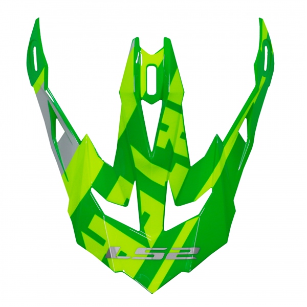 04-038 LS2 LS2 Peak for Subverter Helmet Gammax PEAK SUBVERTER EVO GAMMAX HVS YE/GR LS2 Peak for Subverter Helmet Gloss High-Visibility Yellow, Green